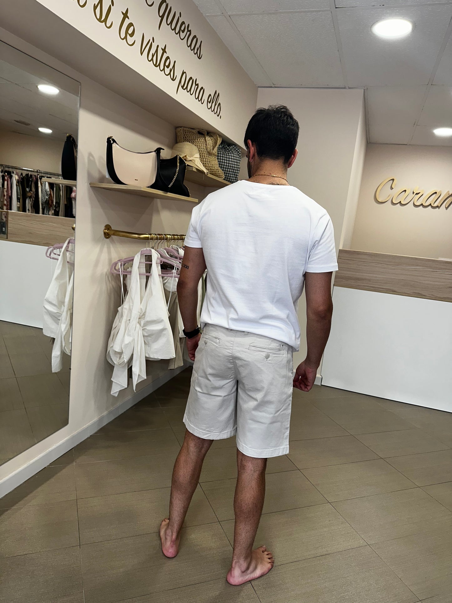 Pantalón hombre chino beige 🤍