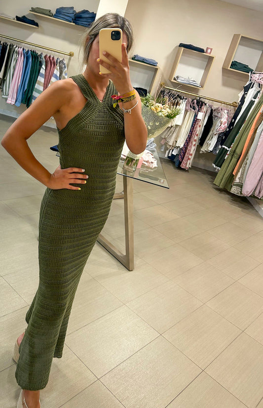 Vestido croché verde💚